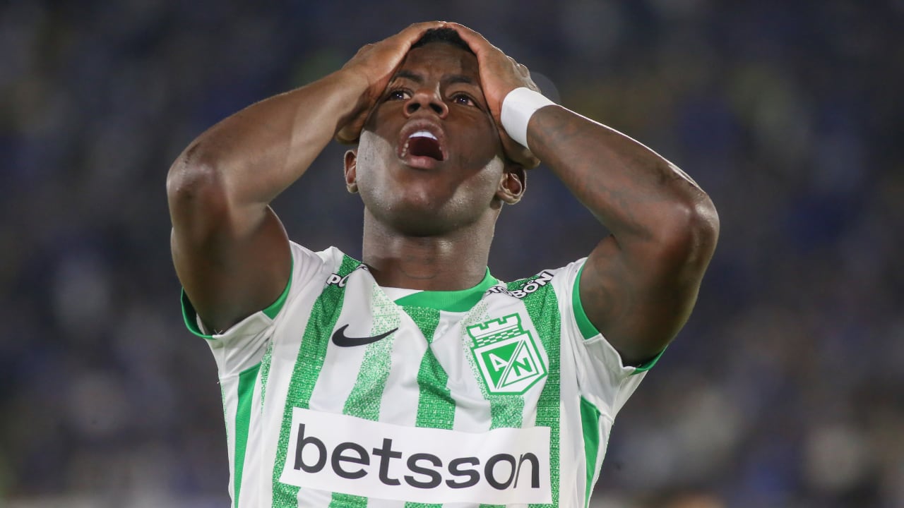 Marino Hinestroza, figura de Atlético Nacional.