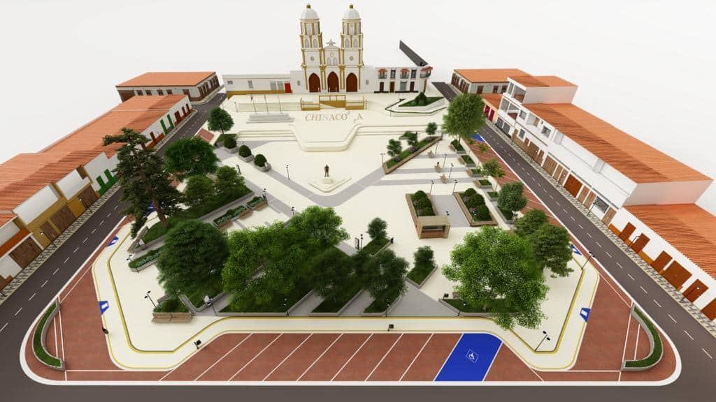 Renovación del parque principal Ramón González Valencia.