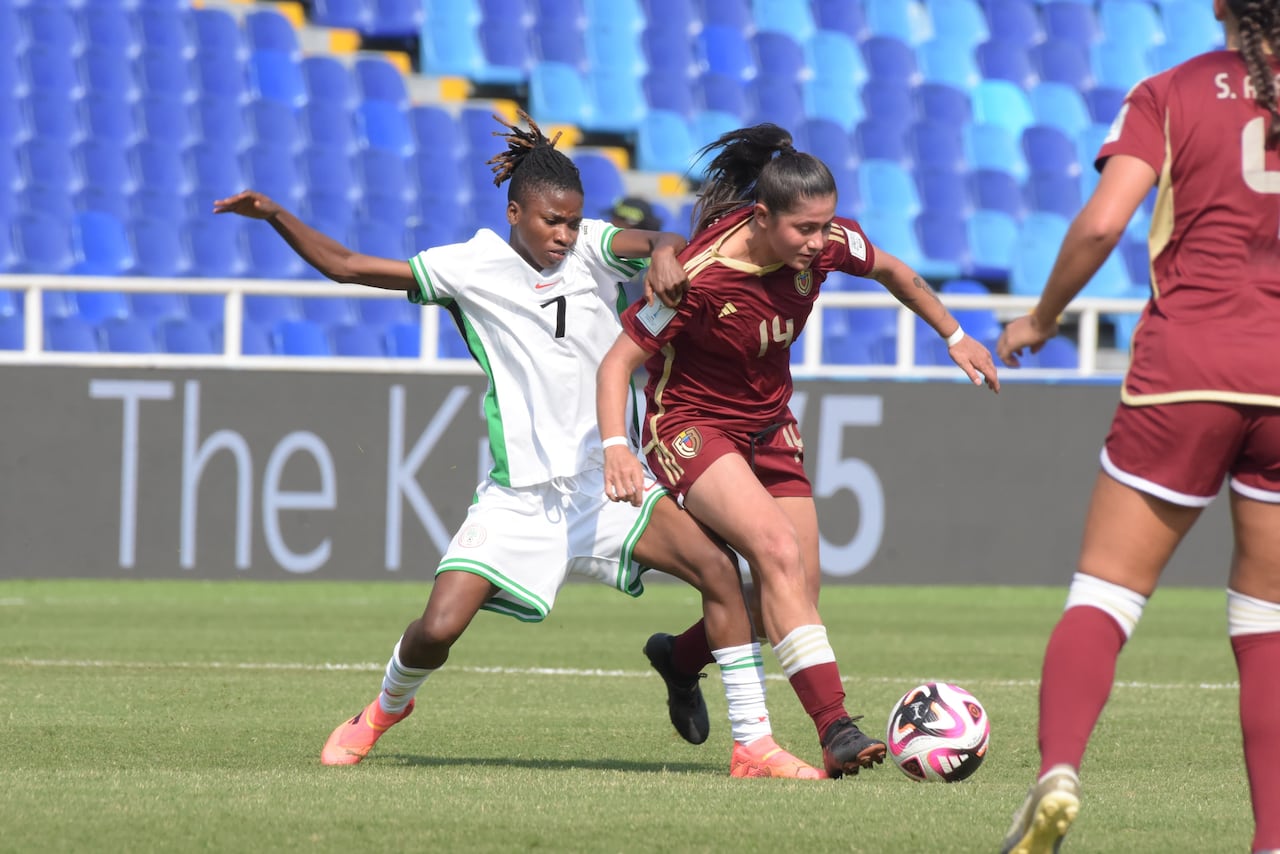 Imagen del partido entre Nigeria y Venezuela por la Copa del Mundo Femenina Sub-20 de la FIFA 2024.