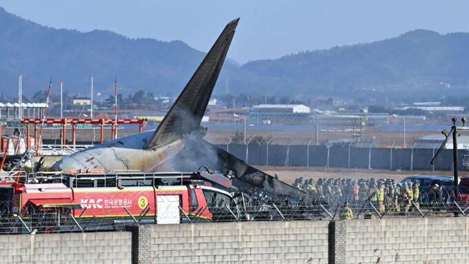Accidente aéreo en Corea del Sur