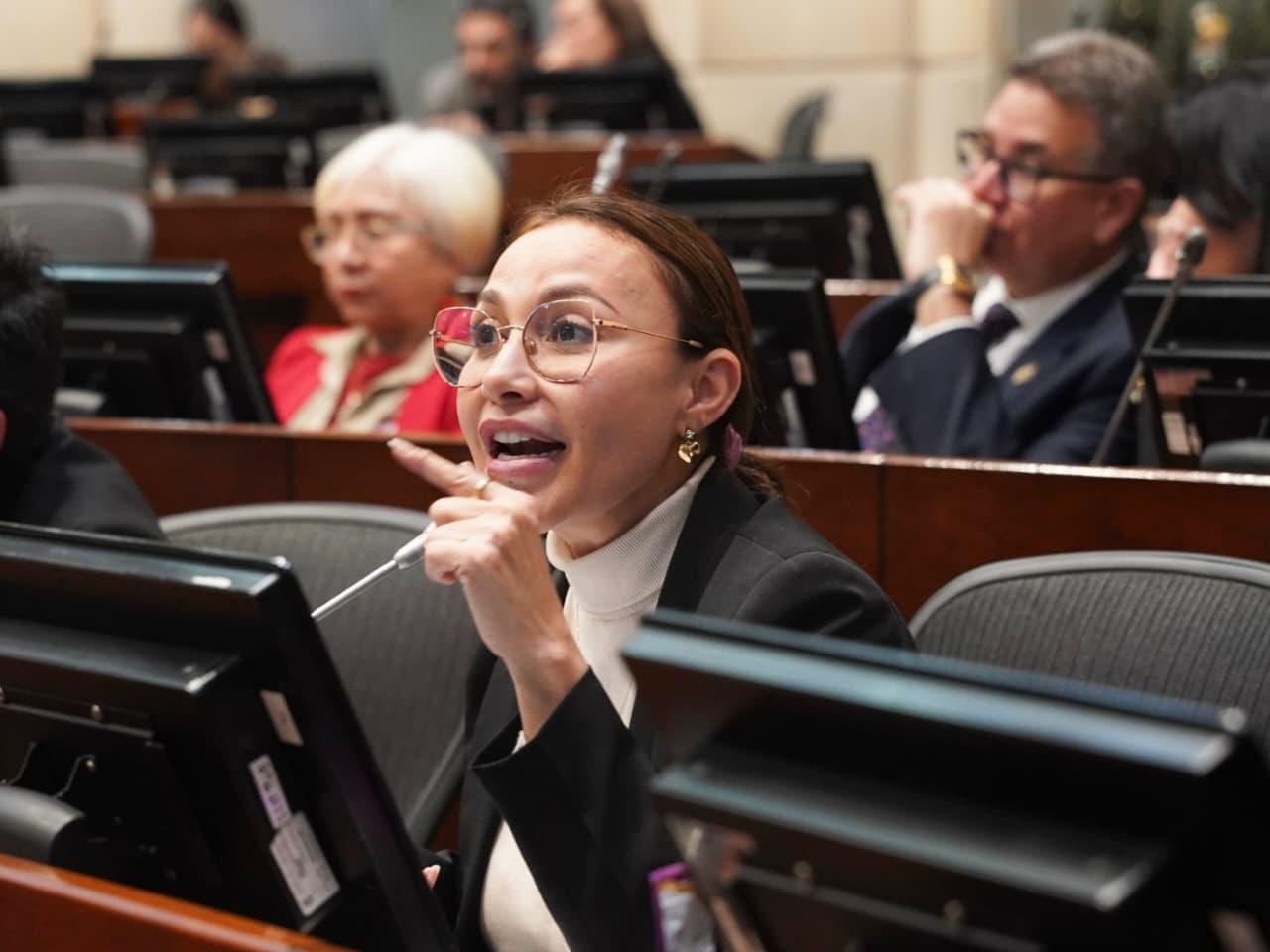 Senadora Patricia Caicedo, del Pacto Histórico.