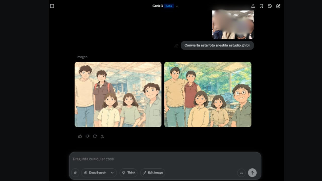 Miles de usuarios comparten imágenes editadas con IA al estilo anime de Studio Ghibli.