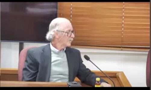 Enrique Pardo Hasche fue el quinto testigo de la Fiscalía en el juicio contra el expresidente Álvaro Uribe Vélez.