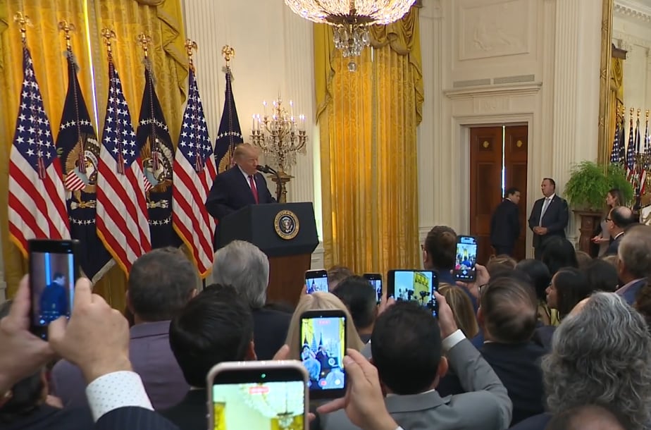 Venezuela fue tema de importancia en las declaraciones de Donald Trump en la Casa Blanca.