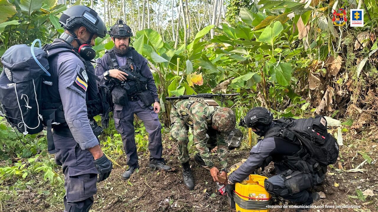 Descubren material explosivo con el que disidencias pretenderían atentar contra oleoductos, instalaciones militares y aeropuerto de Tumaco