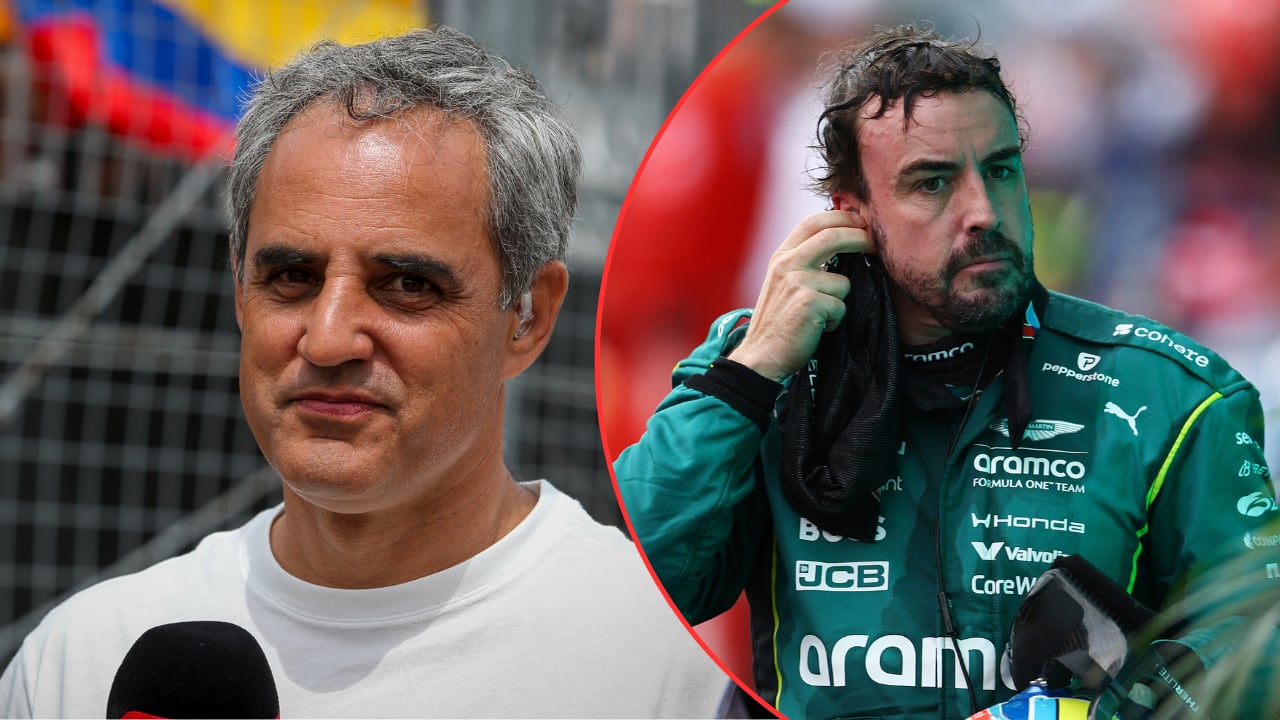 Juan Pablo Montoya y Fernando Alonso fueron alguna vez rivales directos en la Fórmula 1