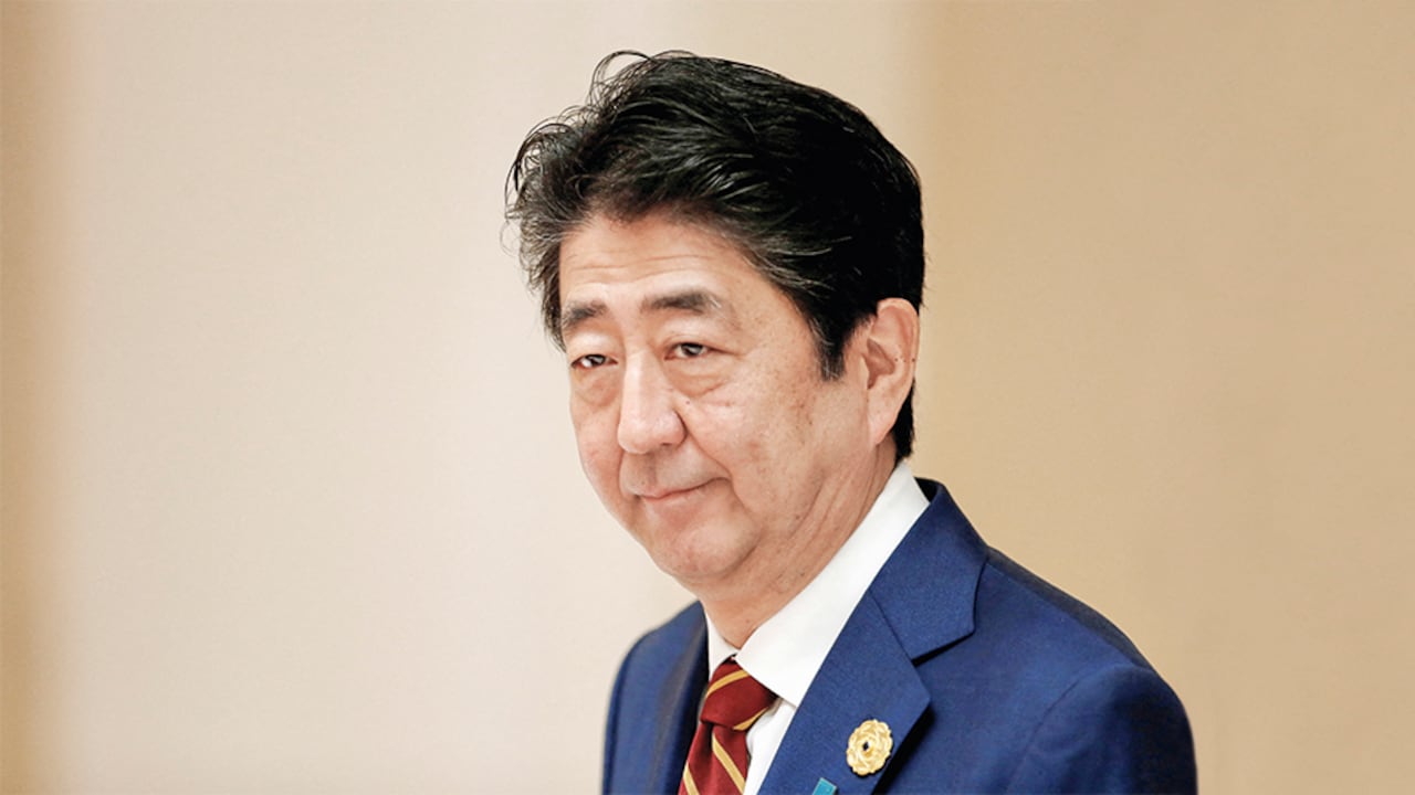 Shinzo Abe, ex primer ministro de Japón.
