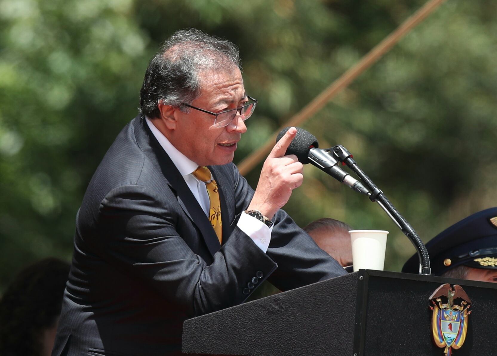 conmemoración del 7 de agosto en el Puente de Boyacá con el presidente Gustavo Petro