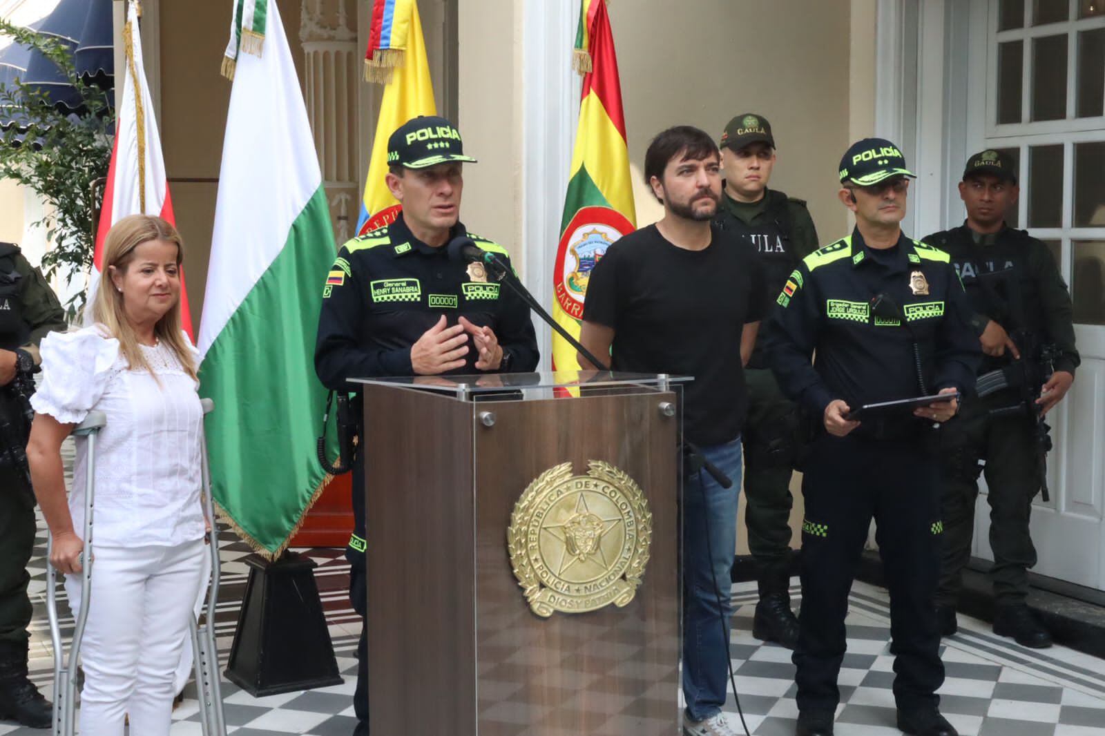 Director de la Policía Nacional, general Henry Sanabria.