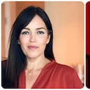 La fiscal Ángela Monsalve y Catherine Juvinao.