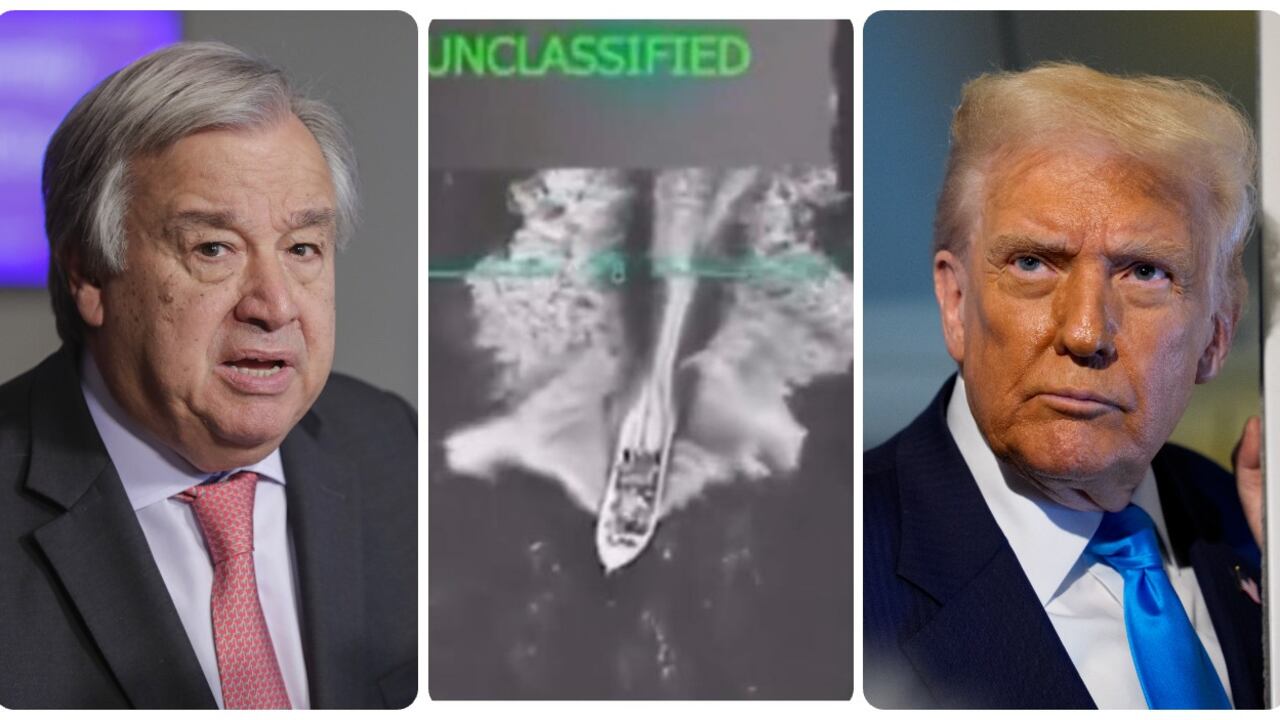 Antonio Guterres y Donald Trump