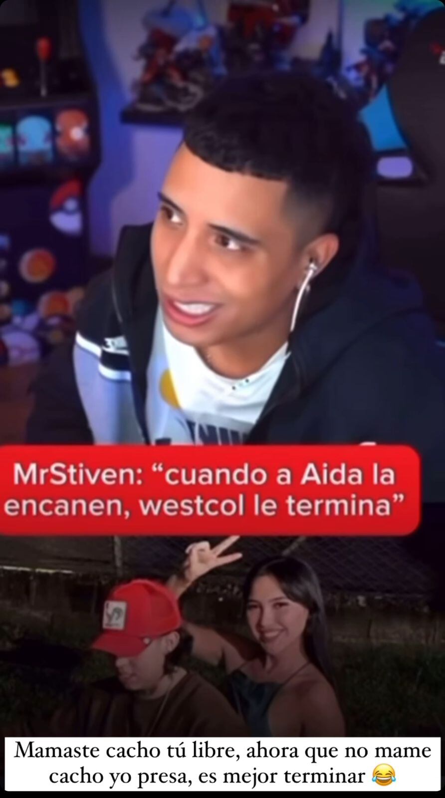Mr.Stiven hablando sobre Aida Victoria y WestCol