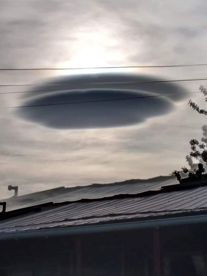 El extraño fenómeno resultó siendo un tipo de nube