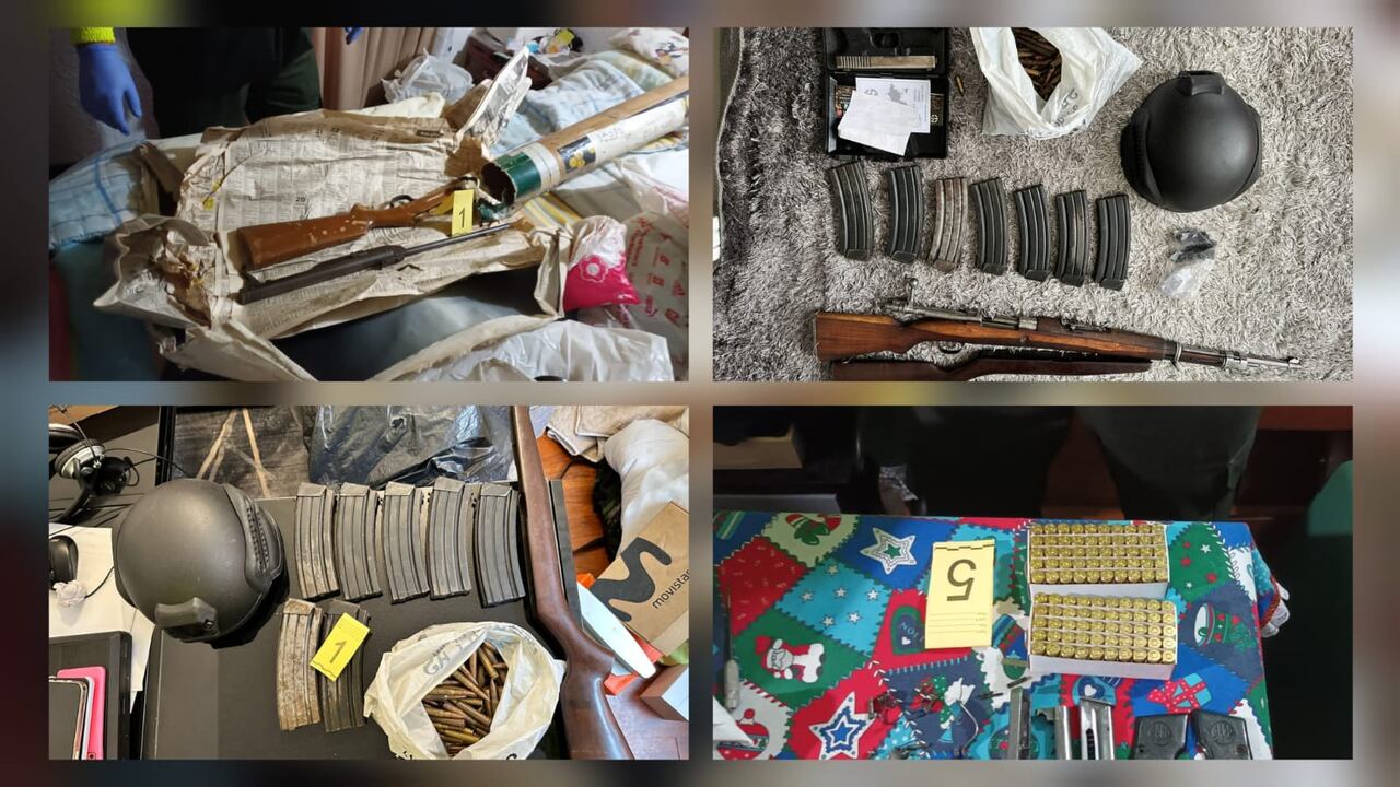 Lo último: este es el arsenal descubierto a hombres de Iván Márquez, quien busca la paz total.