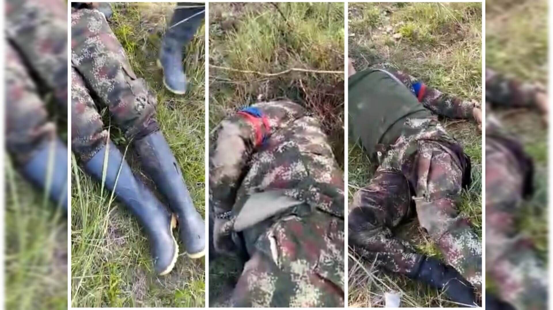 Los cuerpos abatidos fueron encontrados por la comunidad.