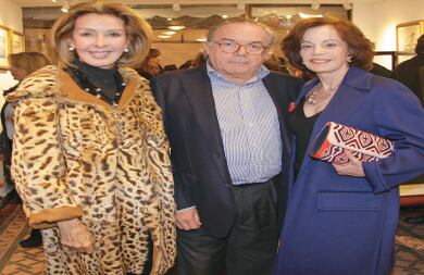 Rosa María Escallón, Arturo Aparicio y Elena Echavarría.
