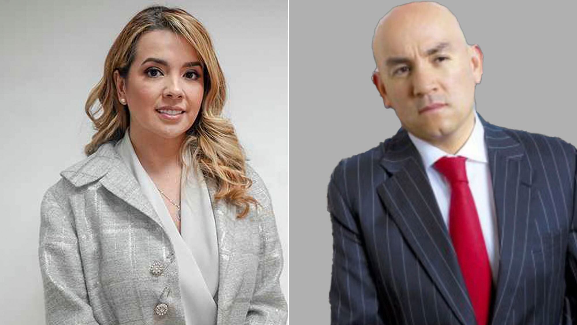 Sandra Viviana Cadena, Superintendente de subsidio familiar y Manuel Sánchez