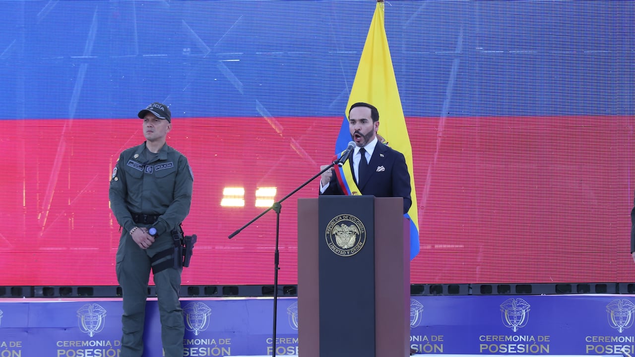 Abelardo De La Espriella dio su primer discurso como mandatario nacional.