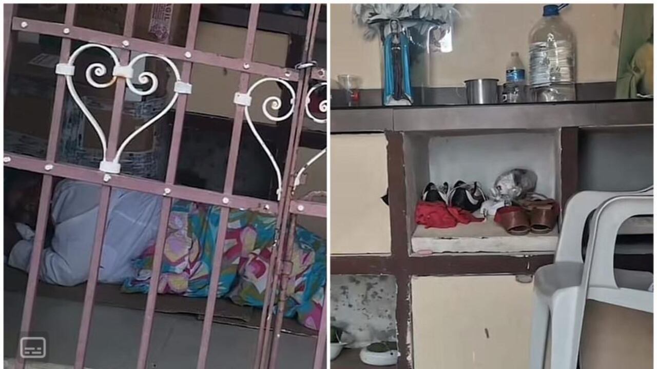 La pareja llevaba meses viviendo en el cementerio.