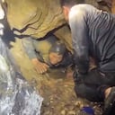 Cinco de los siete aldeanos atrapados ya fueron rescatados.