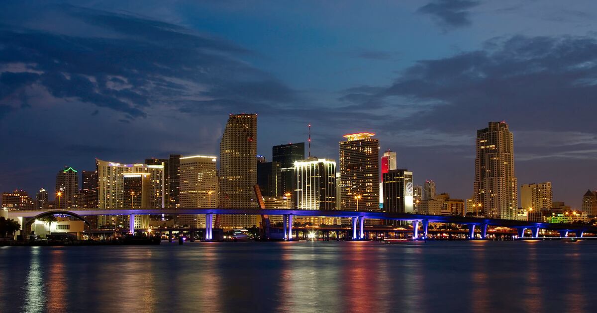 Panorámica de la ciudad de Miami.