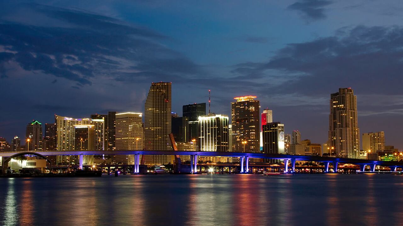 Panorámica de la ciudad de Miami.