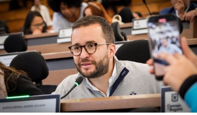 Andrés Barrios, concejal de Bogotá