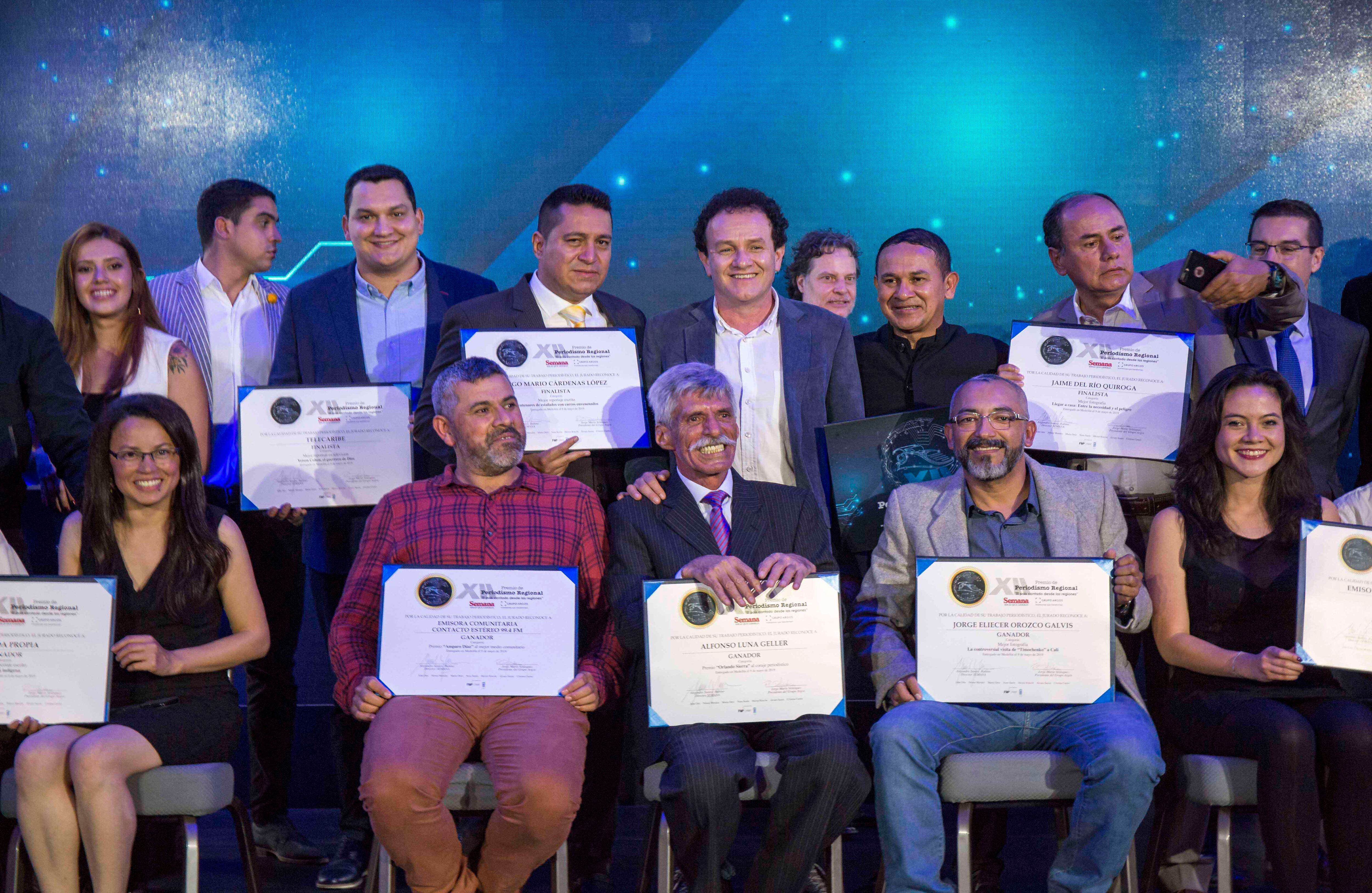 Ganadores del Premio de Periodismo Regional Semana - Grupo Argos: El país contado desde las regiones 2019