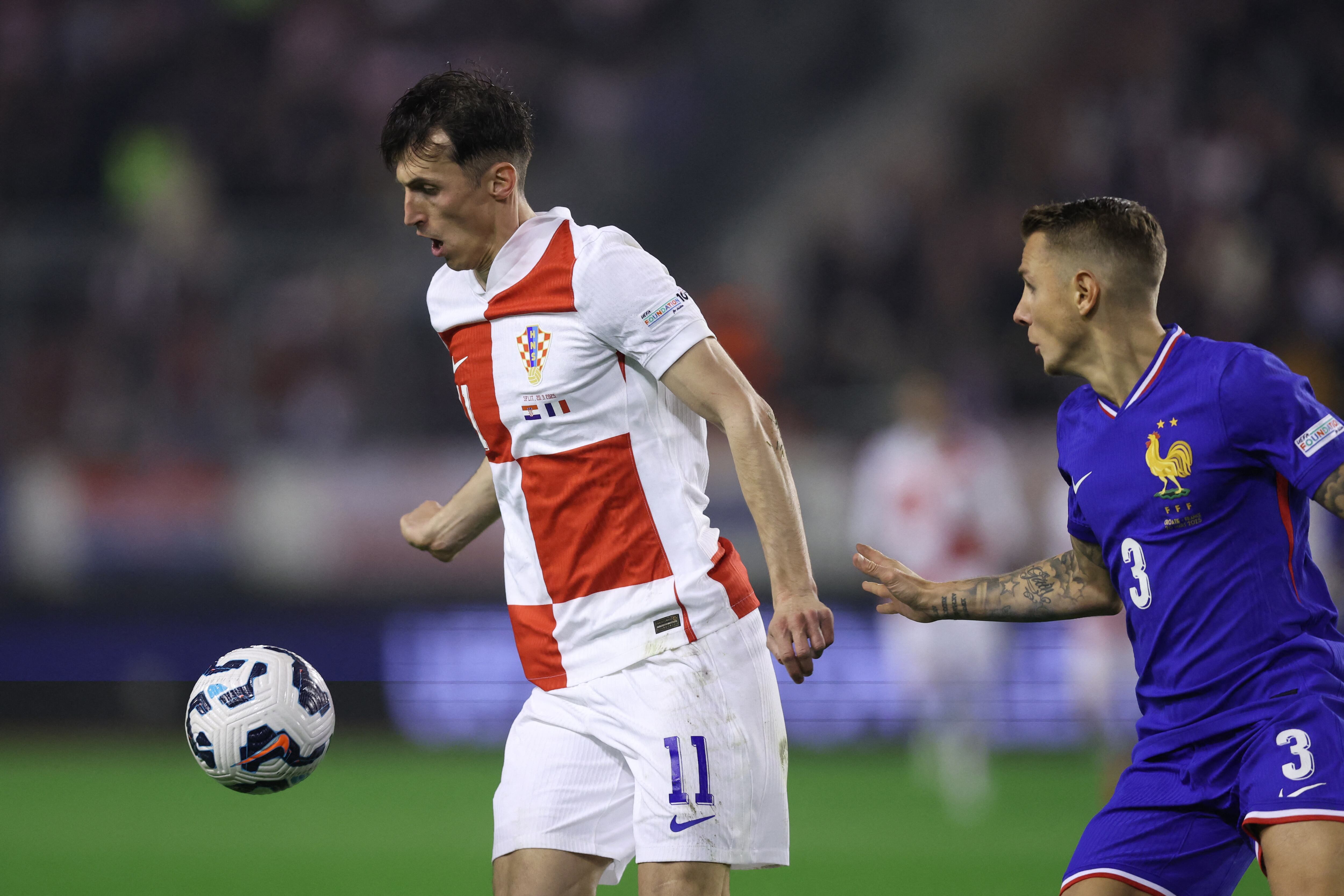 Ante Budimir jugador de Croacia