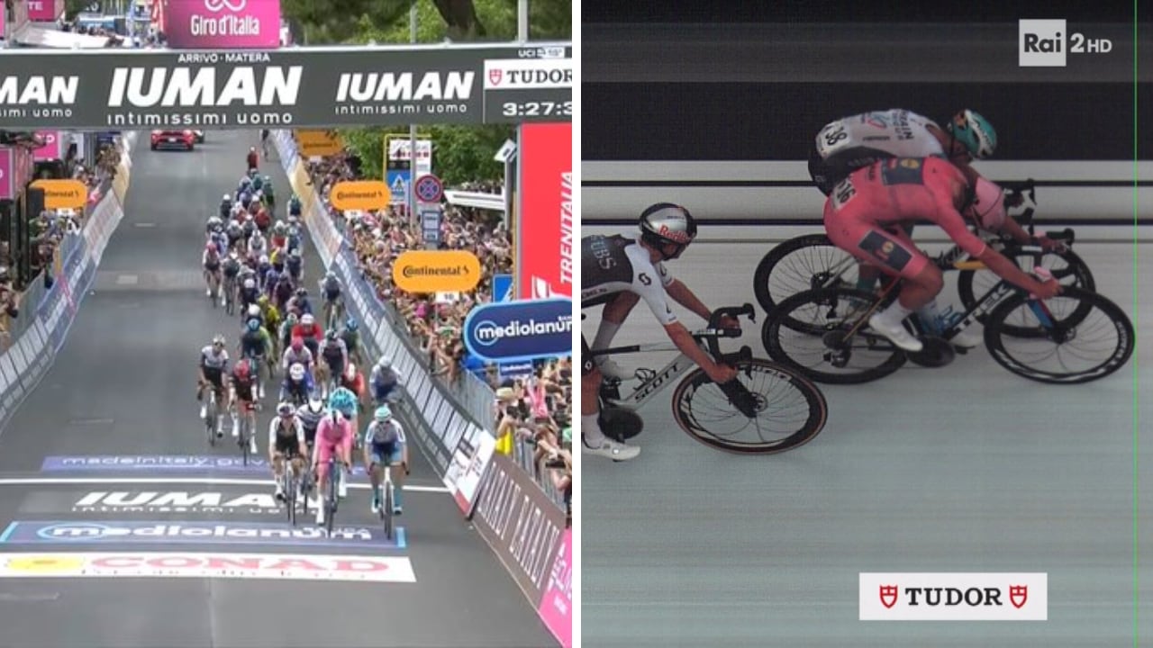 Mads Pedersen terminó imponiéndose con Foto Finish en la etapa 5 del Giro de Italia.