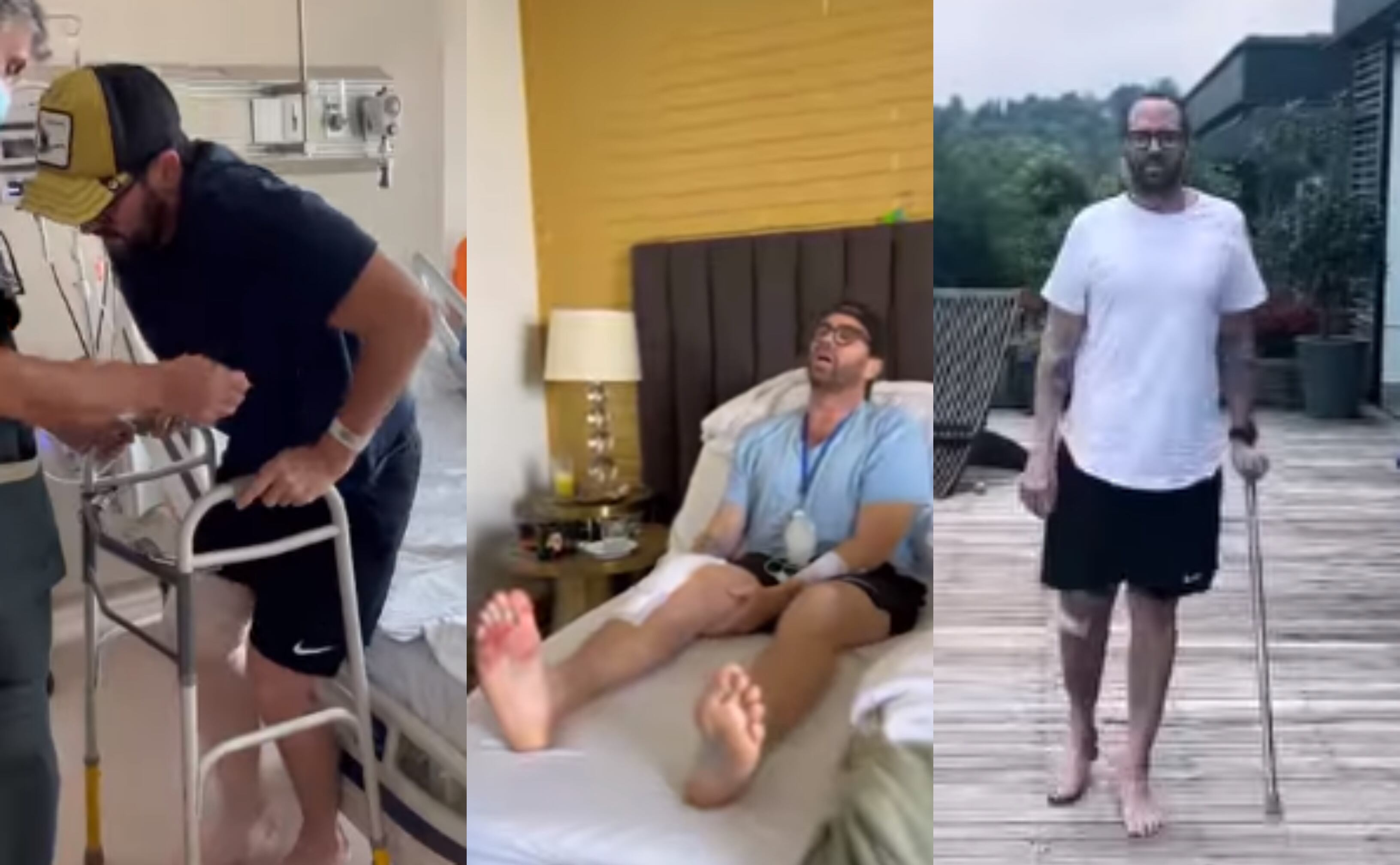 Así avanza la recuperación de Lucas Arnau tras su trasplante de rodilla.