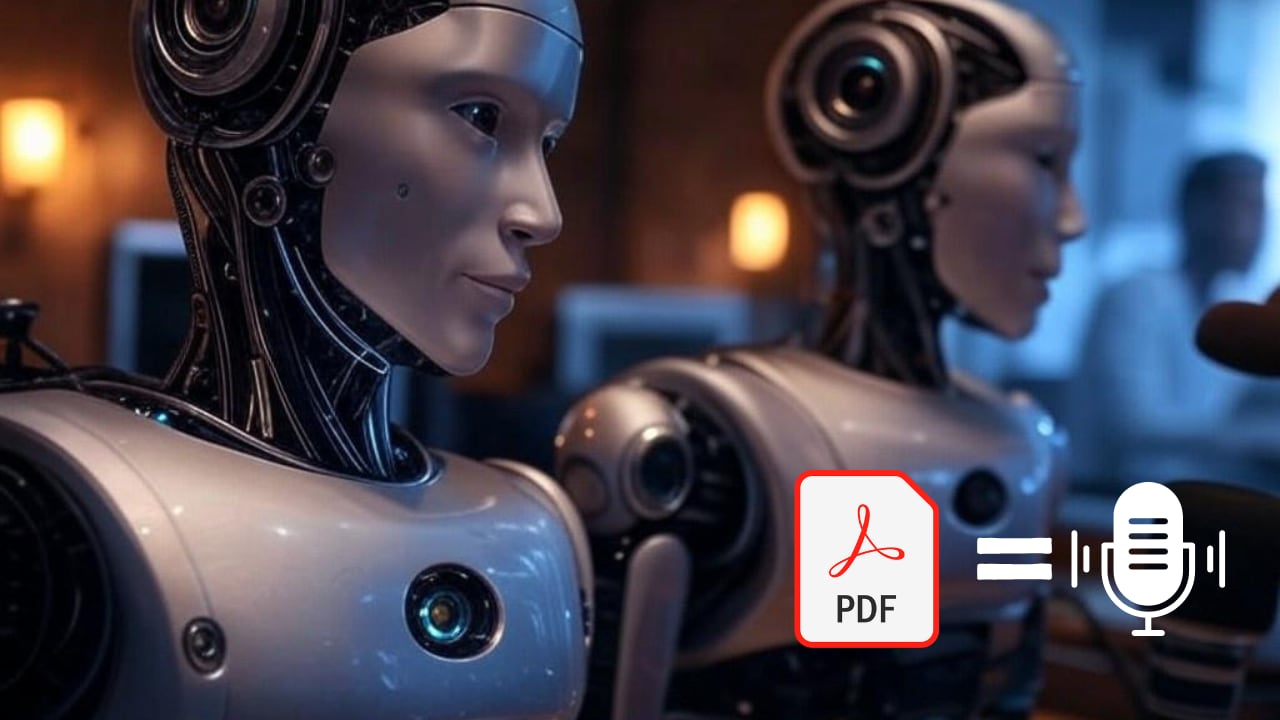 Convertir un PDF en un podcast ahora es posible con la inteligencia artificial, gracias a herramientas como Open NotebookLM.