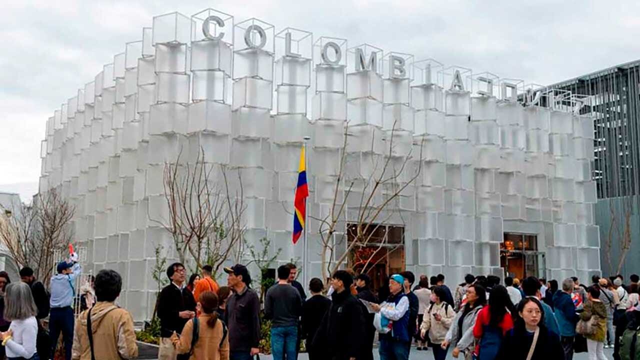 El Pabellón de Colombia en la Feria de Osaka 2025.