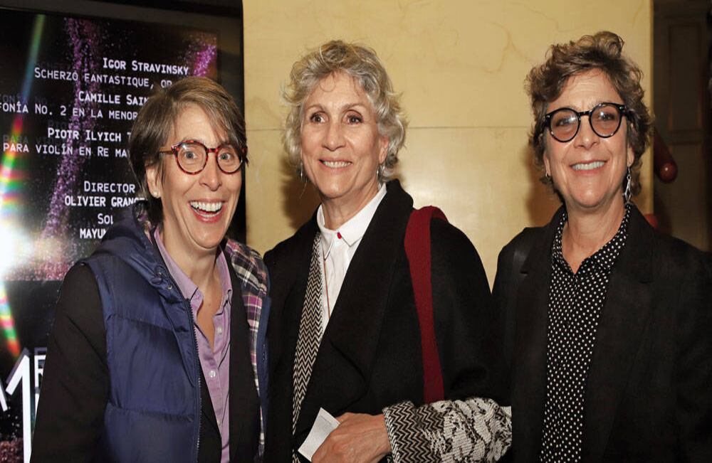 María Margarita Zuleta, Ana María Rueda y Josefina Seferino. 