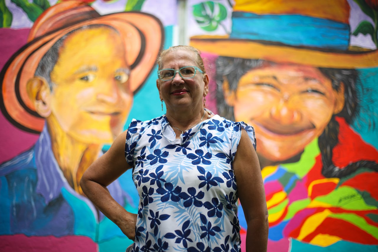 Nohora Stella Linares, beneficiaria del programa Bienestar Rural de Compensar e integrante del Consejo Consultivo de Mujeres en Caparrapí