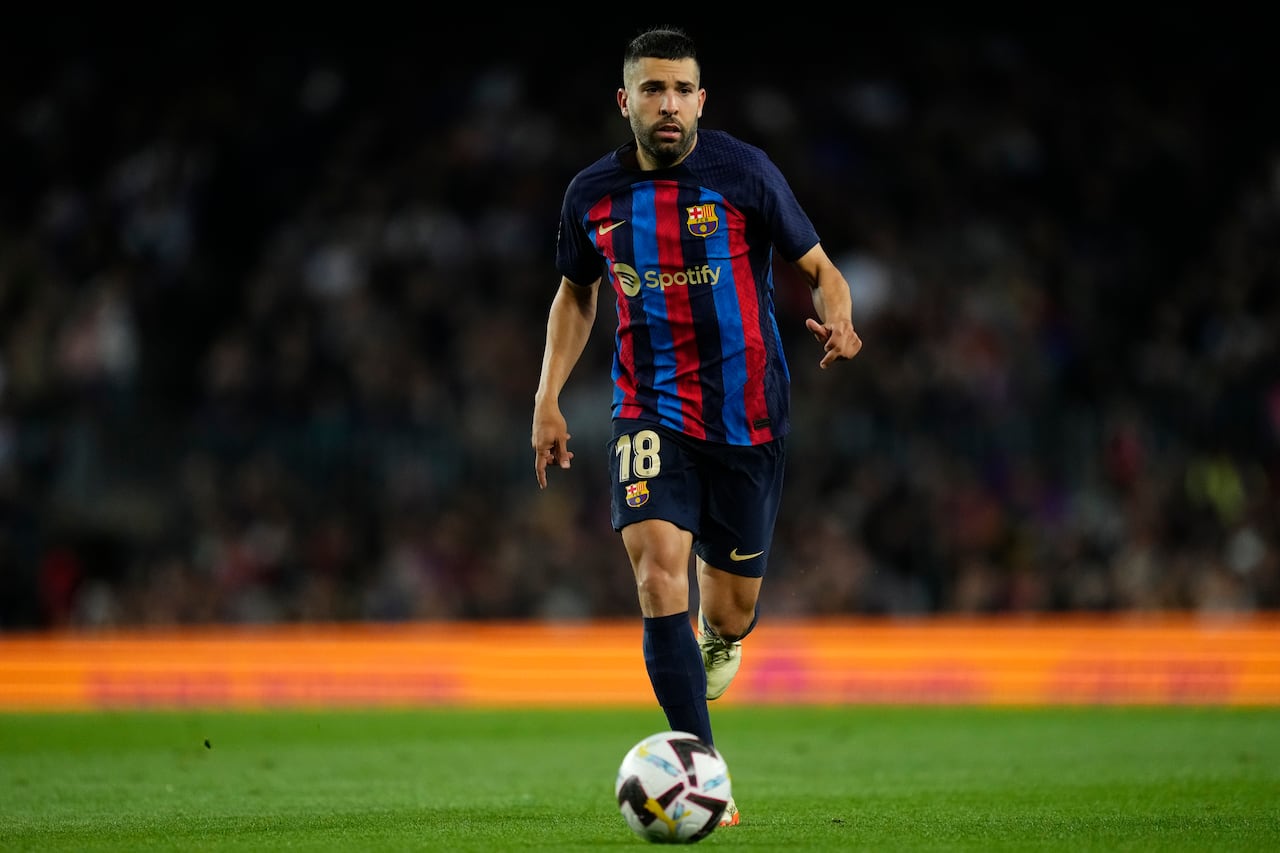 Jordi Alba, defensor del Barcelona de España.