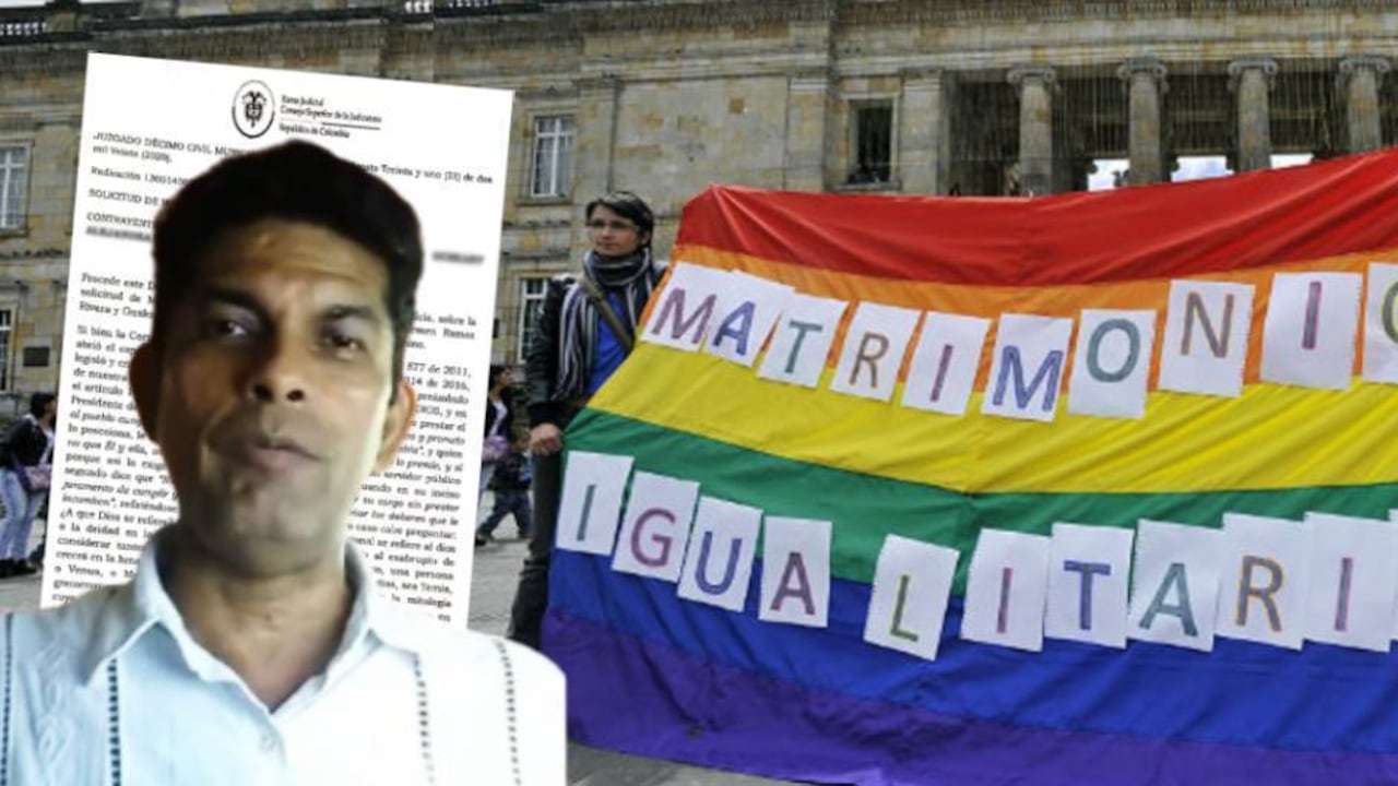 La decisión del juez décimo civil de Cartagena que negó el matrimonio civil a dos mujeres lesbianas.