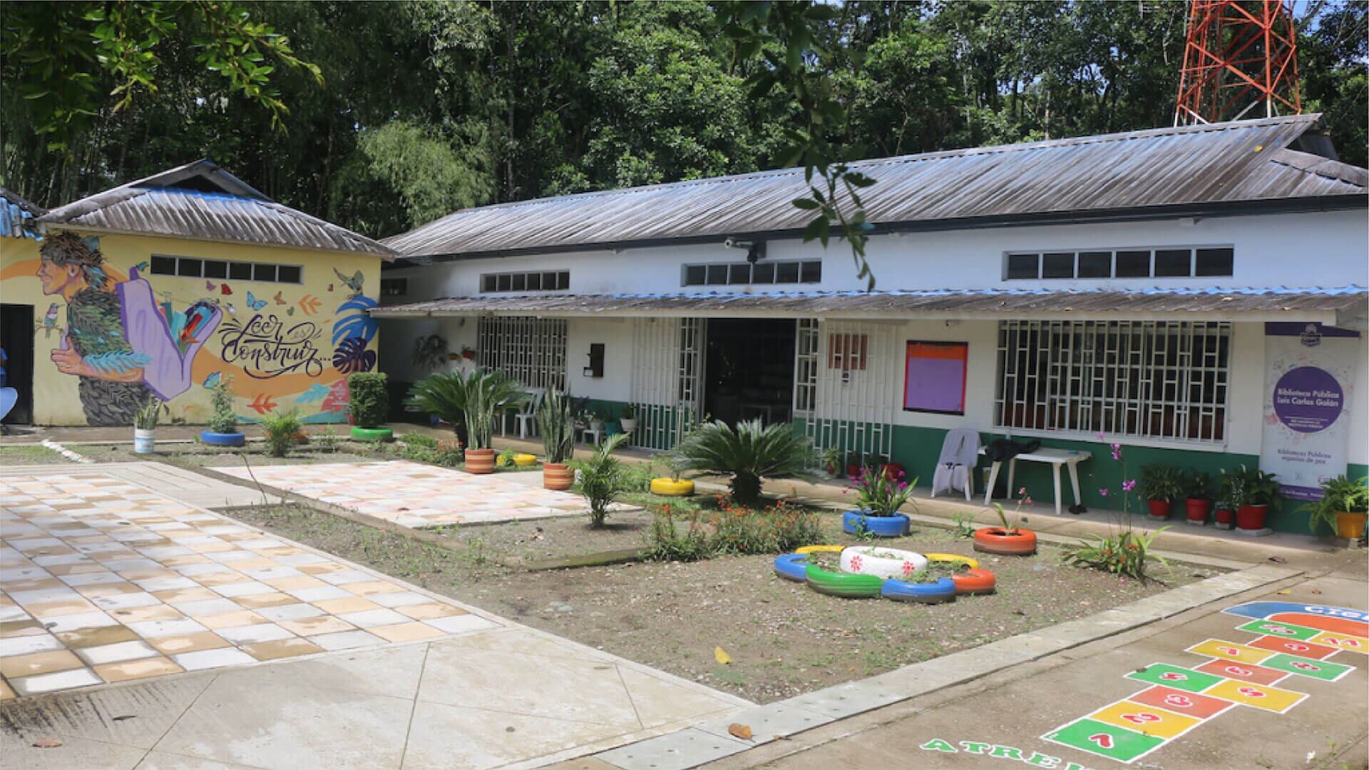 Biblioteca Luis Carlos Galán de La Hormiga, Putumayo.