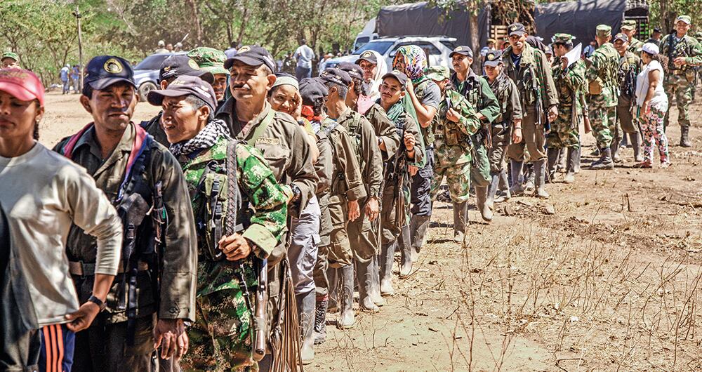  Según la Agencia para la Reincorporación y la Normalización, 13.202 guerrilleros dejaron las armas, de los cuales 13.023 están en el proceso de reincorporación. El 98,6 por ciento le sigue apostando a la paz.