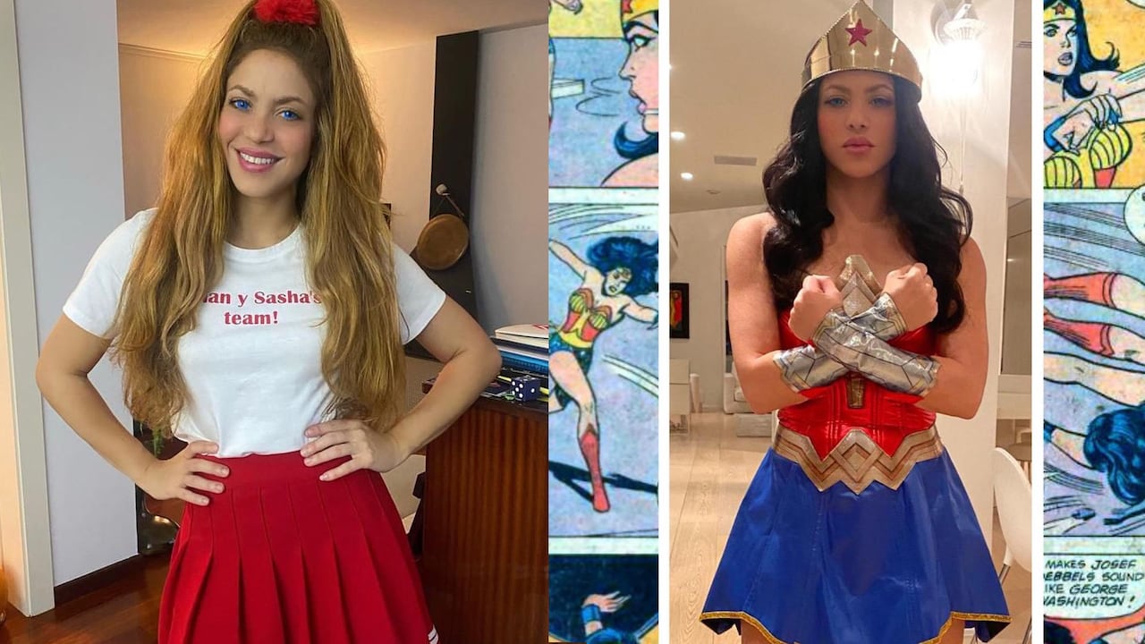 Cero y van tres los disfraces que Shakira se pone en este Halloween. Foto: Instagram @shakira.