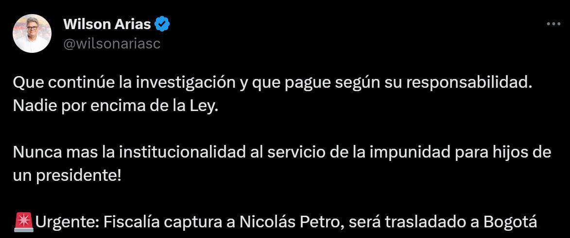 Trino Captura Nicolás Petro