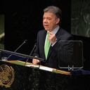 Juan Manuel Santos, intervino en la Cumbre del Clima en la sede de las Naciones Unidas en Nueva York (Estados Unidos).
