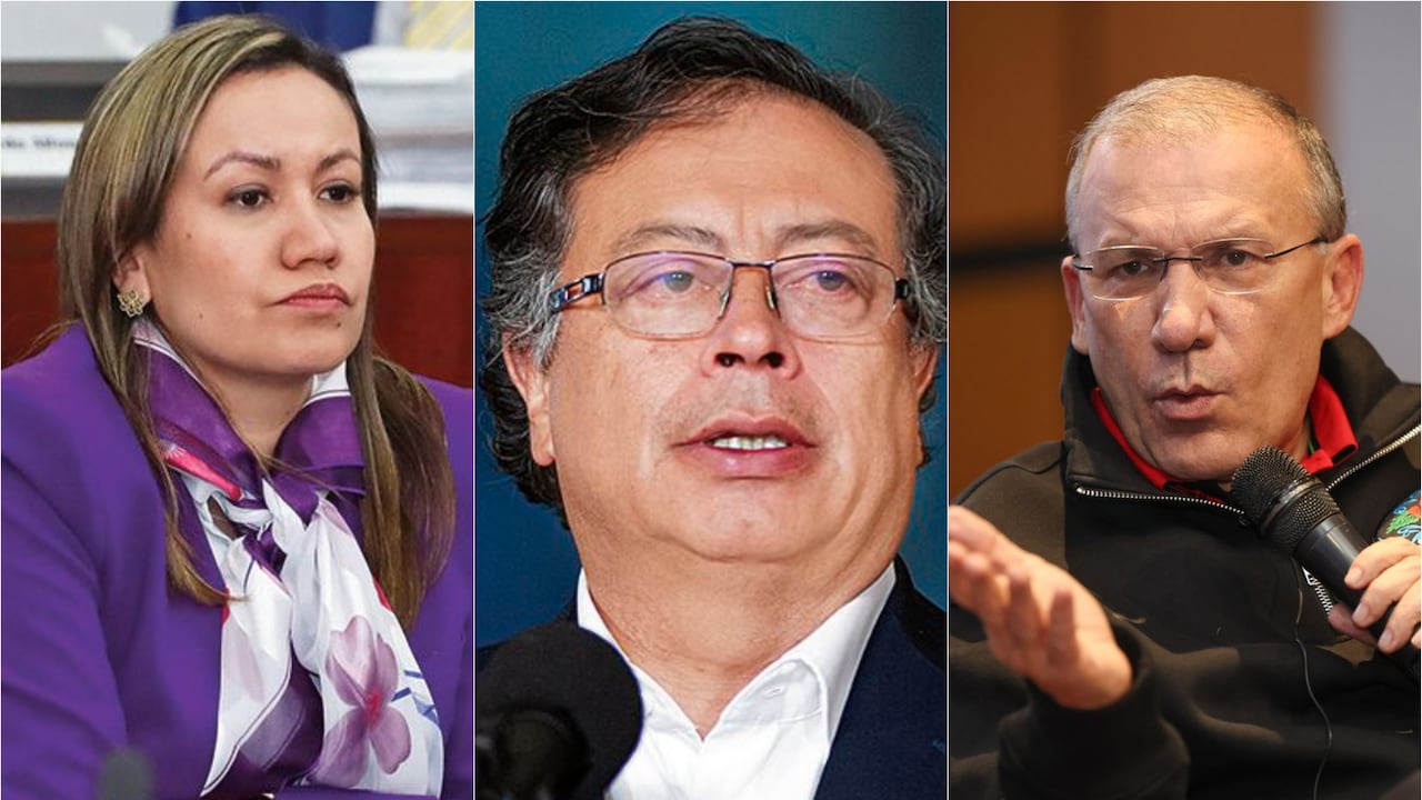 Presidente Petro, Roy Barreras y Carolina Corcho