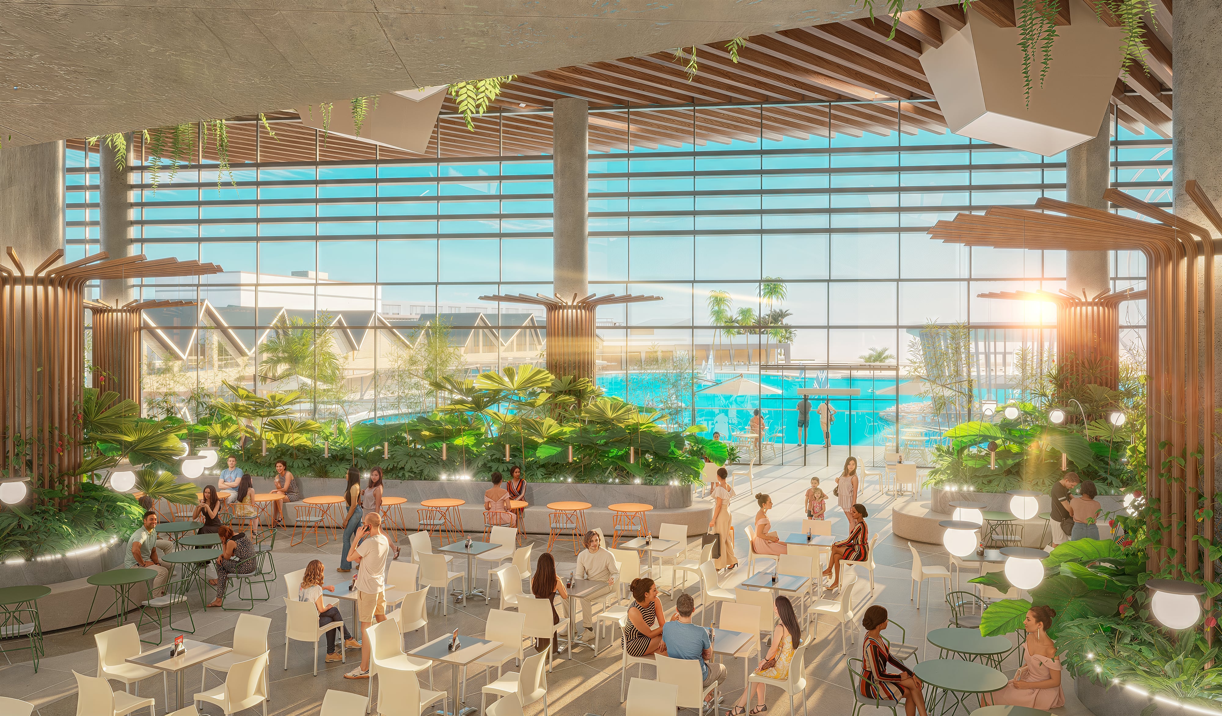 Uno de los aspectos más relevantes del proyecto es su apuesta por una mezcla comercial robusta y diferenciada.