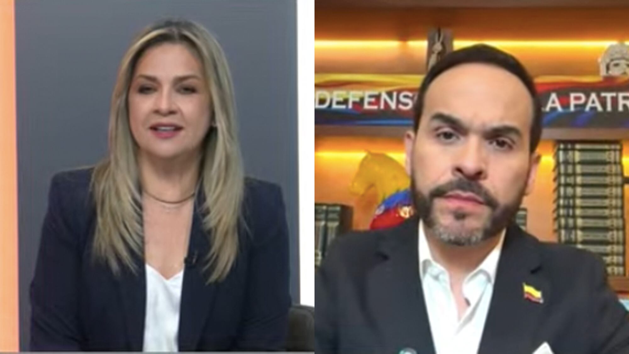 Vicky Dávila y Abelardo dela Espriella