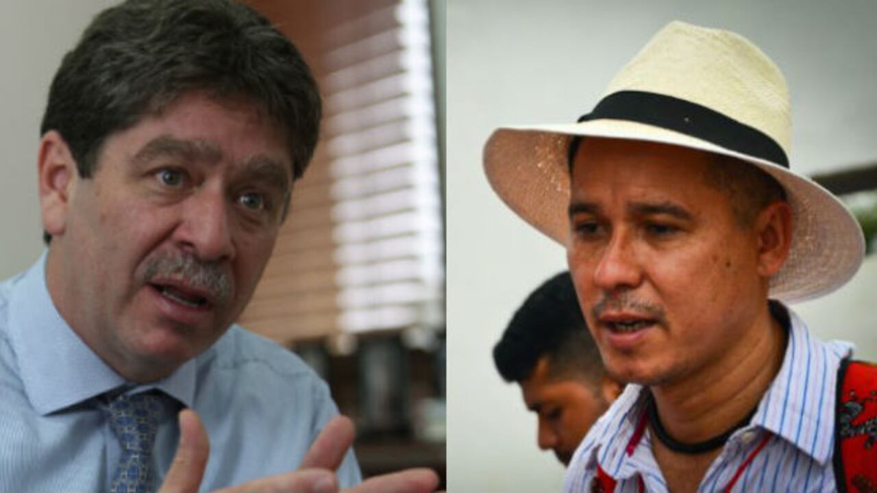 Bruce Mac Master, director del Departamento para la Prosperidad Social, y César Jerez, vocero de la Asociación Campesina del Catatumbo, son dos de los 12 negociadores que están en Cúcuta.