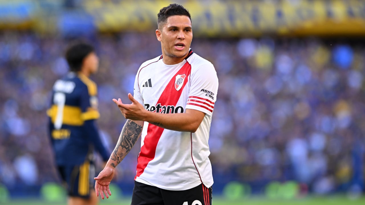 Juan Fernando Quintero, figura de River Plate de Argentina.