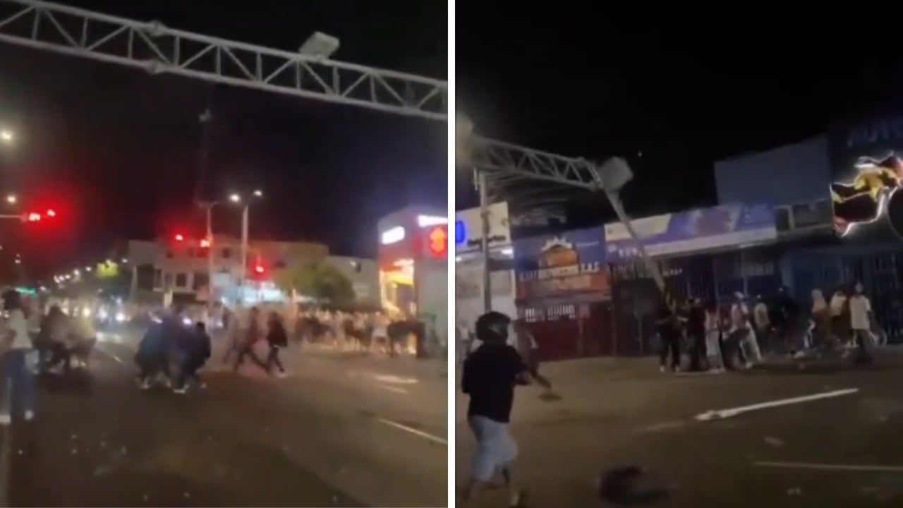 Bloqueos en las principales calles de Cali.
