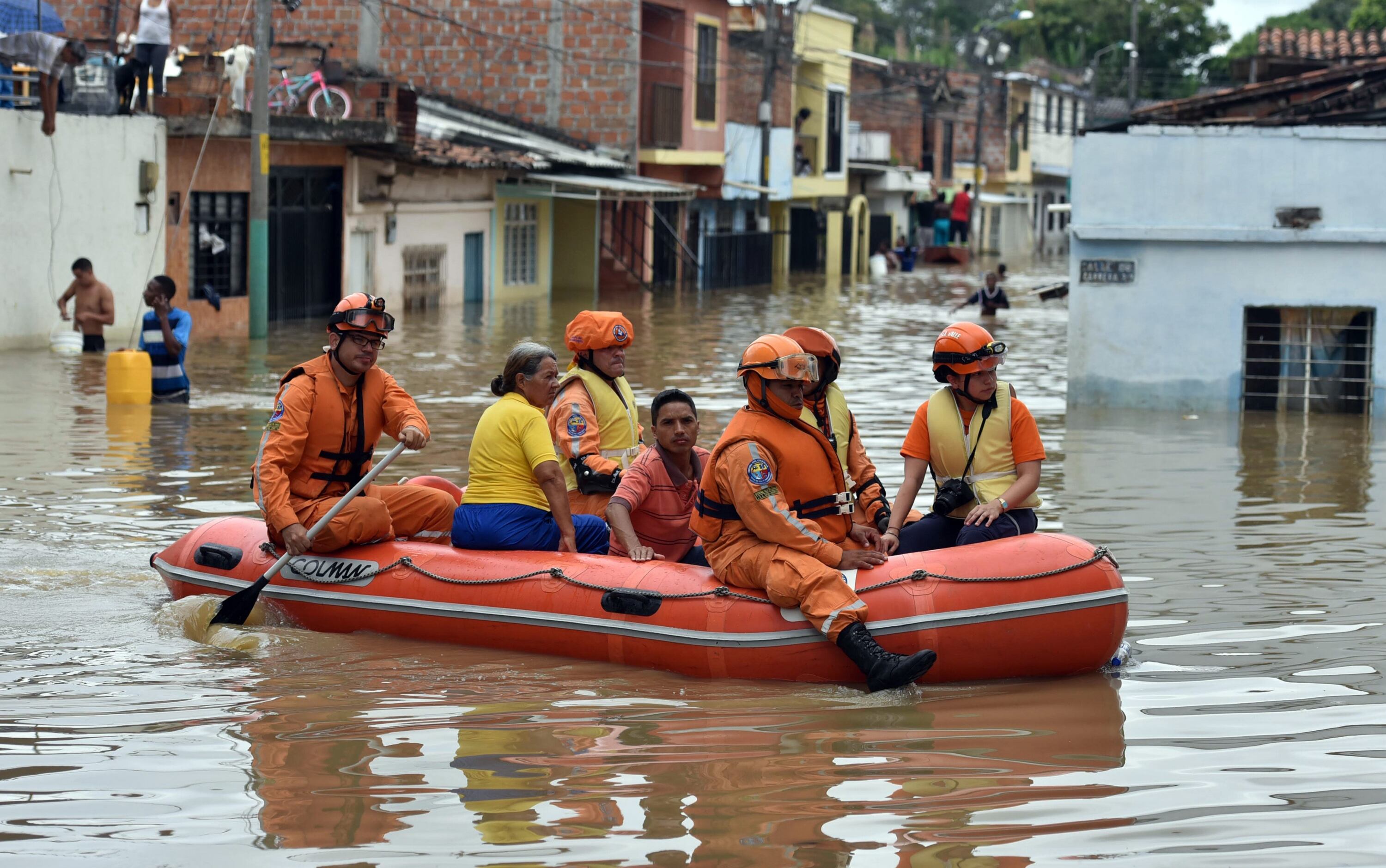Integrantes de la Defensa Civil colombiana. Foto de referencia.