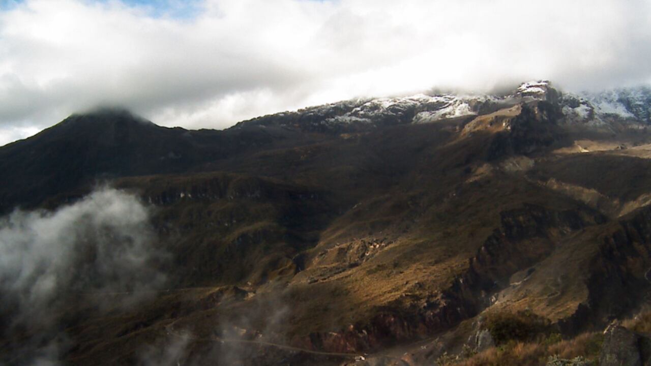 Imagen del volcán Nevado del Ruiz
